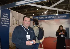 Ben Lyon was at the Oakly Food Projects stand showcasing the company’s cold store capabilities.