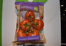 Award winning paper/bamboo mesh bag from Mucci Farms. 
