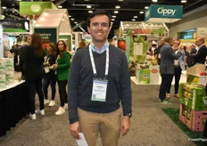 Andres Ocampo of HLB Specialties is walking the show floor.