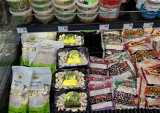 Garlic in many forms on display.