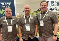 Brian Bengard, Jeff Church and Ernst van Eeghen of Church Brothers Farms.