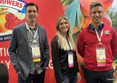 Matthew Ecker, June Denbak and Steven Roberts of Vineland Growers’ Cooperative Ltd.