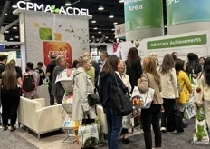 It's very busy at the CPMA booth.